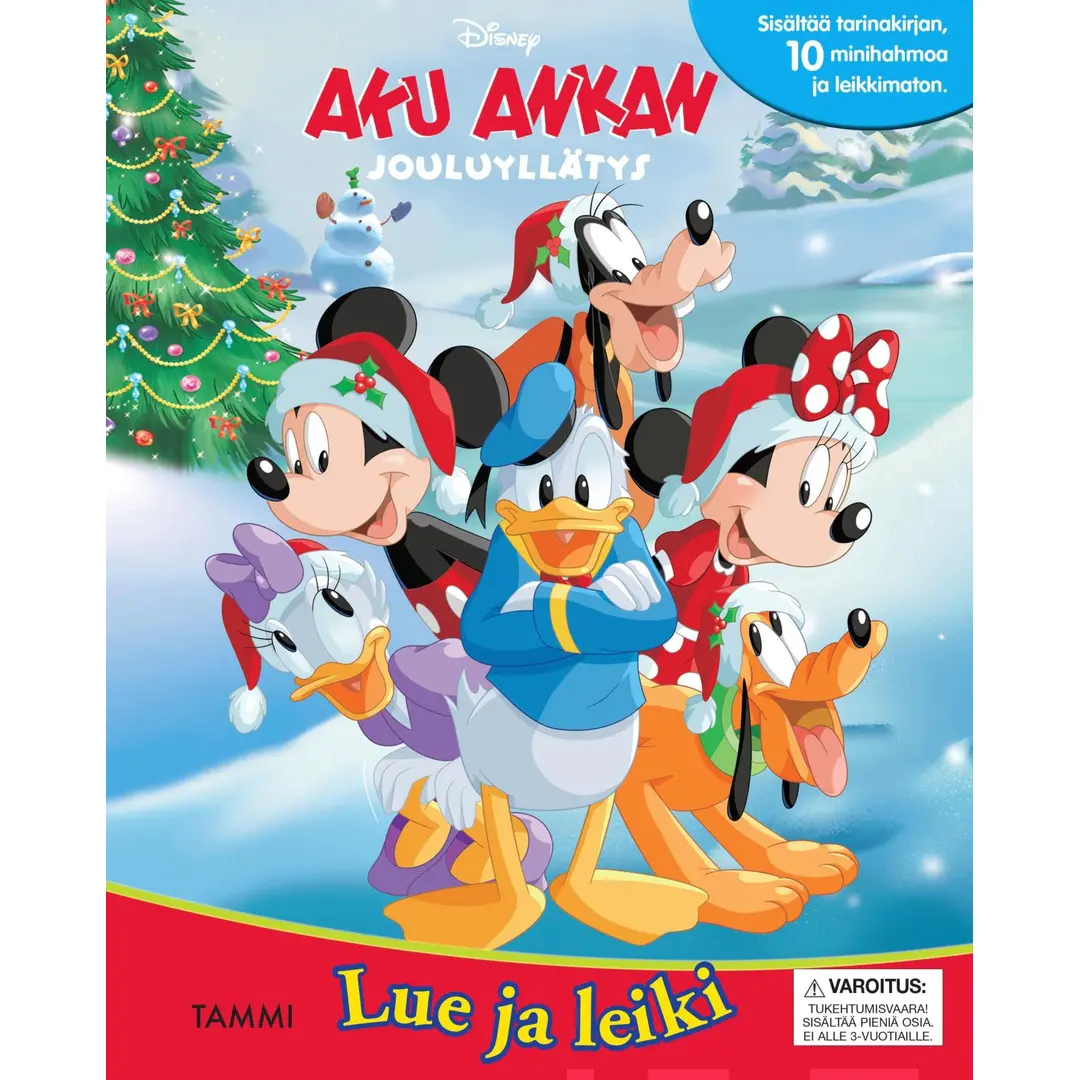 Disney. Aku Ankan jouluyllätys. Lue ja leiki