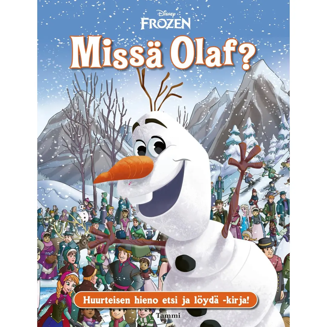 Disney. Frozen. Missä Olaf? - Huurteisen hieno etsi ja löydä -kirja!