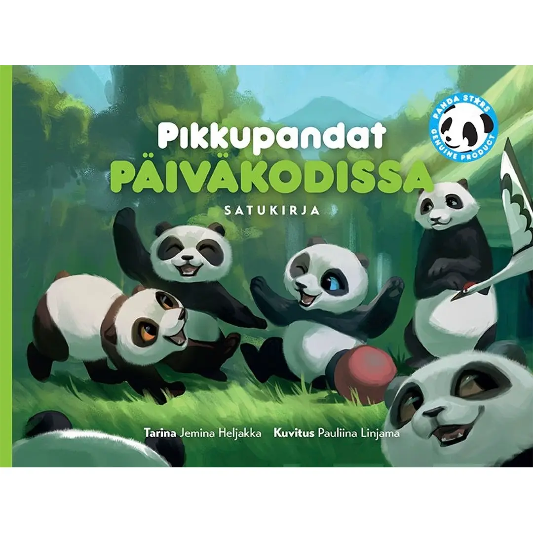 Heljakka, Pikkupandat päiväkodissa - Satukirja