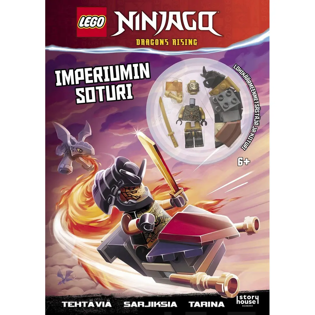 LEGO Ninjago Imperiumin soturi puuhakirja lelulla