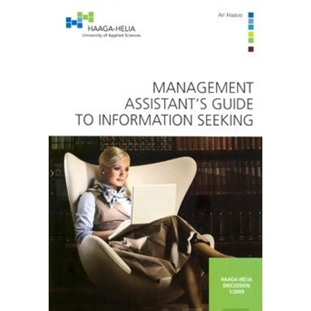 Haasio, Management assistant's guide to information seeking