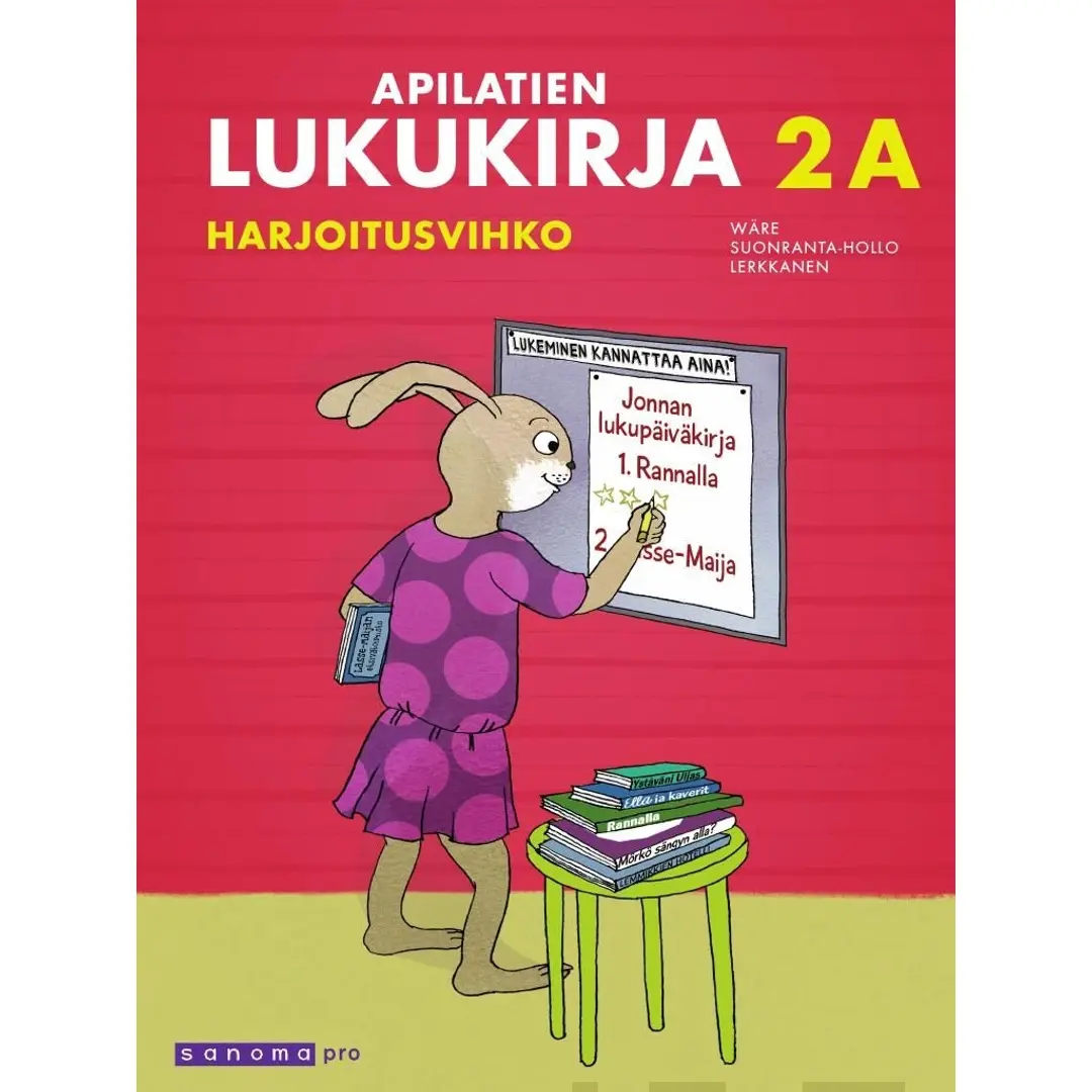 Wäre, Apilatien lukukirja Harjoitusvihko 2a (OPS16) - Uudet mallikirjaimet