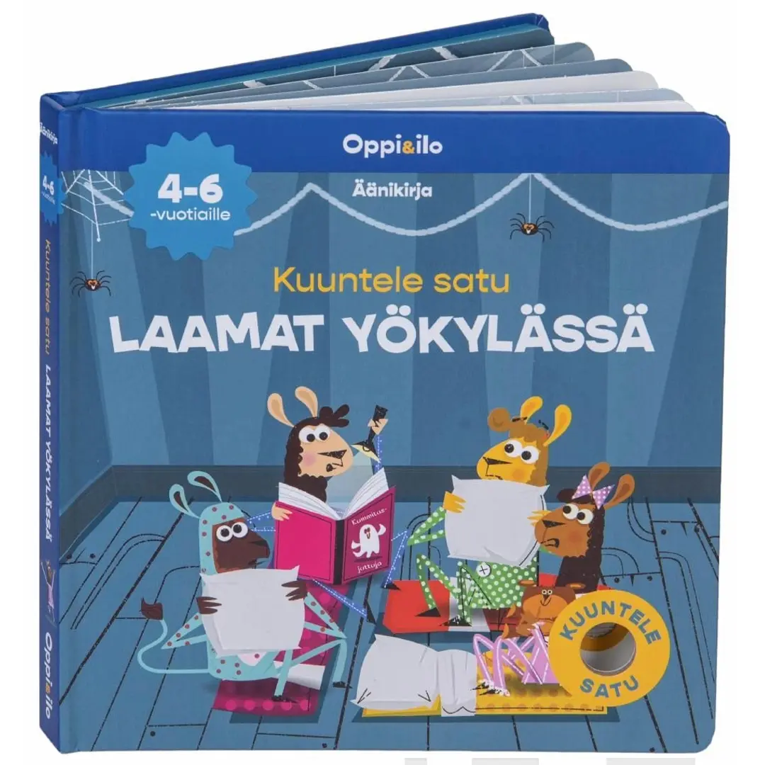 Kuuntele satu Laamat yökylässä -äänikirja 4-6 v