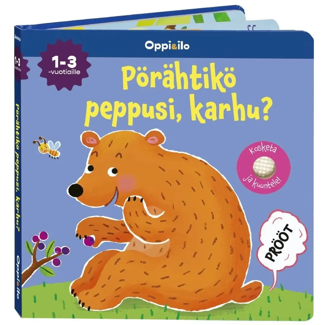 Pörähtikö peppusi, karhu? -äänikirja 1-3 v