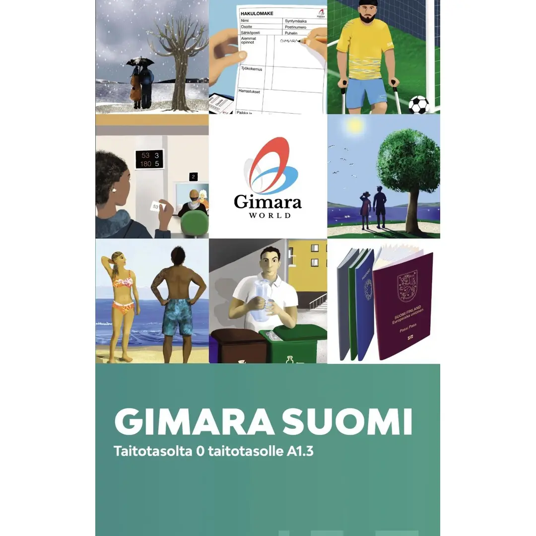 Gimara suomi - Taitotasolta 0 taitotasolle A1.3