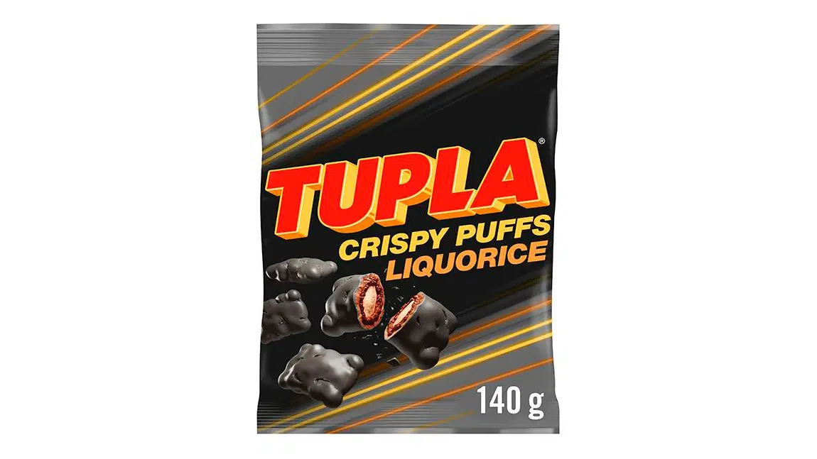 Tupla Crispy Puffs Liquorice -makeiset