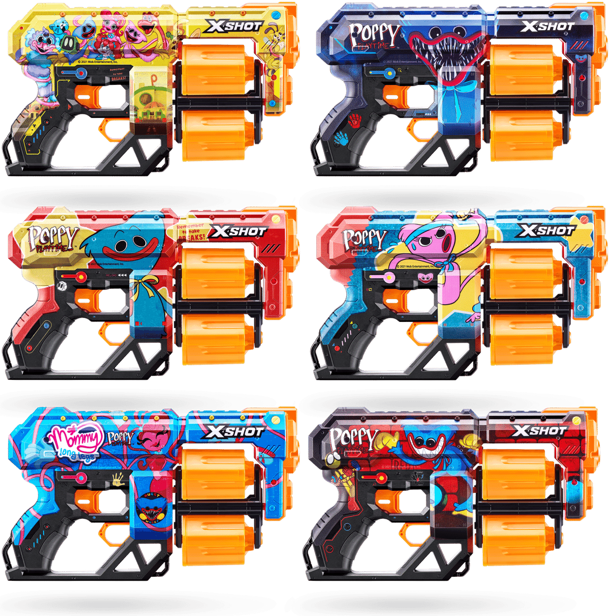 X-Shot Skins Dread Dart Blaster - K.O. (12 fléchettes) par ZURU | Toys