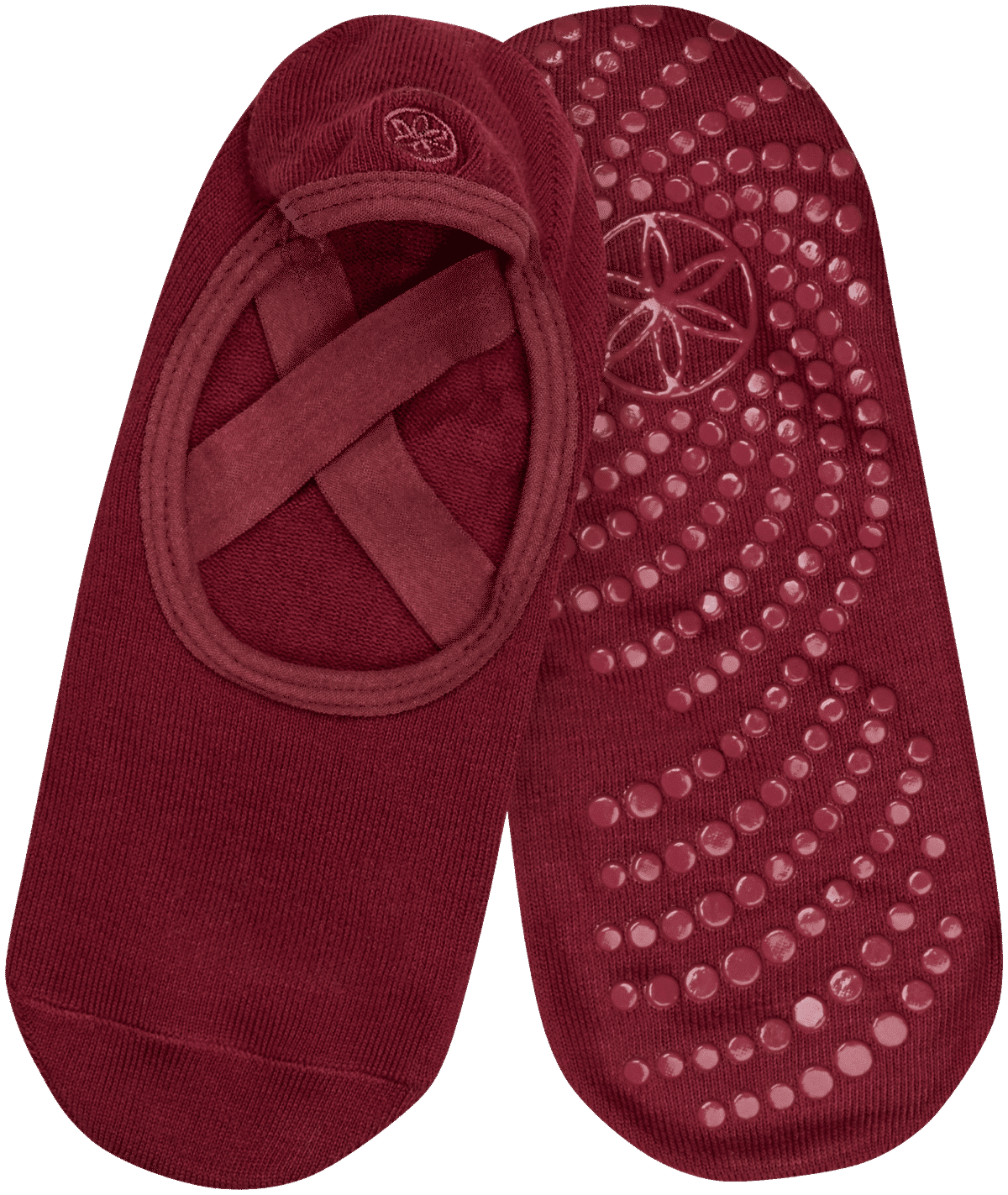 Gaiam Grippy - Calcetines de yoga para mayor agarre en yoga estándar o