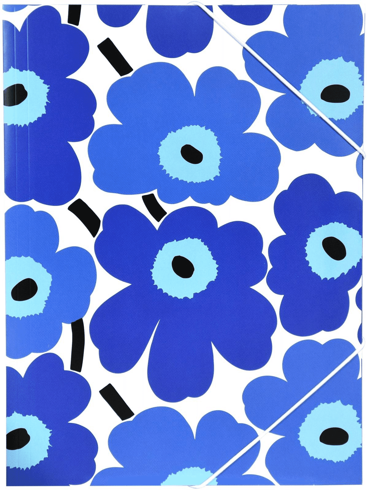 marimekko-kulmalukkokansio-unikko-sininen-prisma-fi-verkkokauppa