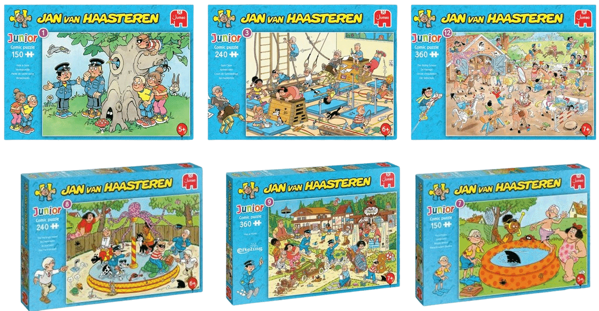 Jan van Haasteren junior palapelilajitelma 150/240/360 palaa | Prisma