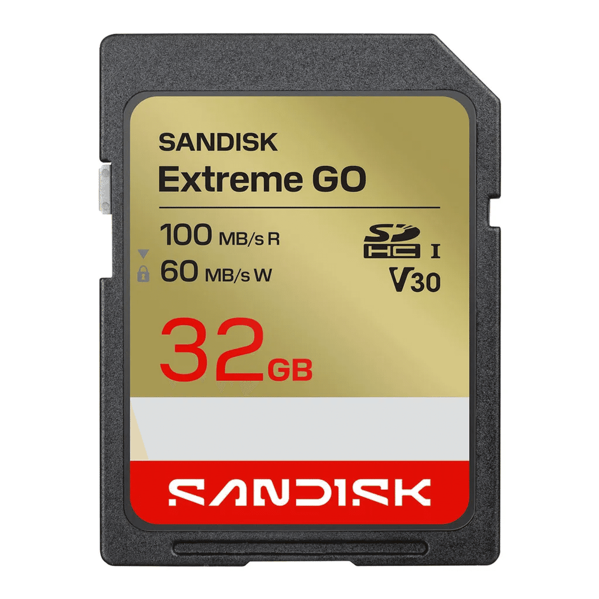 SanDisk 32 Gt Extreme GO UHS-I U3 V30 SD muistikortti