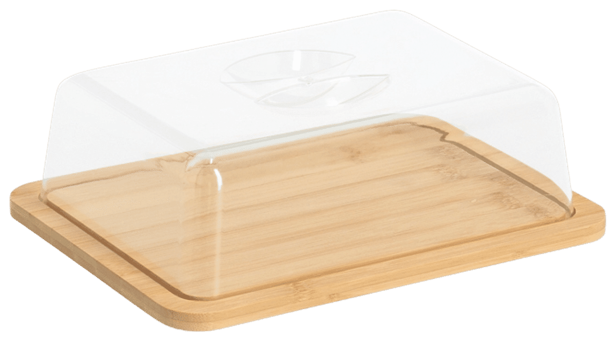 Zeller 25341 Scolapiatti In Bambù Pieghevole – 42x35x27,5 Cm, Naturale, Due Ripiani