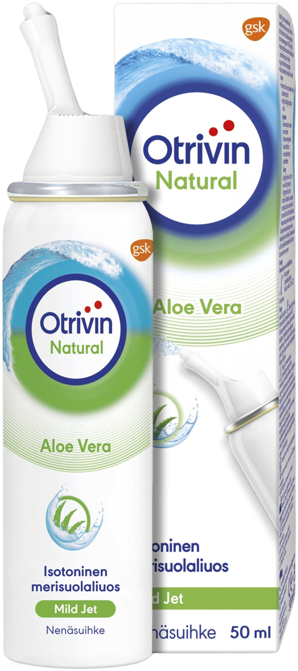 Otrivin Natural Aloe Vera nensuihke, isotoninen merisuolaliuos, 50 ml |  Prisma.fi-verkkokauppa