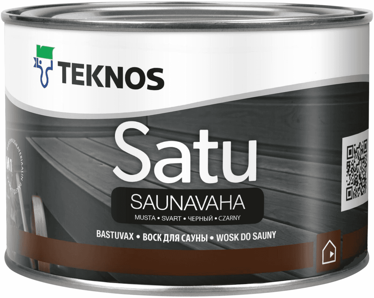 Teknos saunavaha Satu 0,45 l musta | Prisma.fi-verkkokauppa