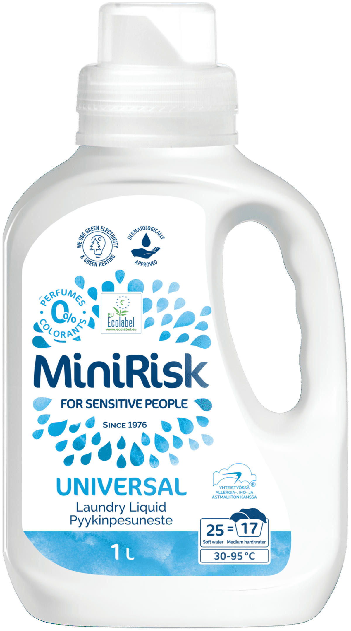 Mini Risk Mini Risk Universal hajusteeton pyykinpesuneste, 1L | Prisma.fi ...