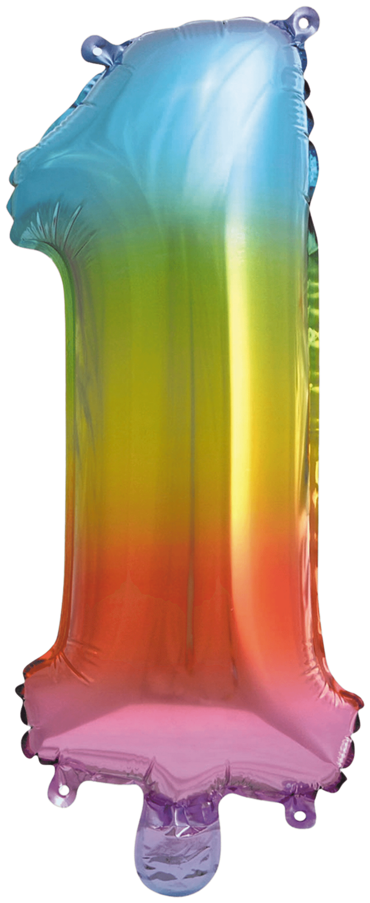 Unique Party Folienprisma-Ballon 45 Cm - Selbstschließend, Für Ballonsträuße & Geschenkdekoration