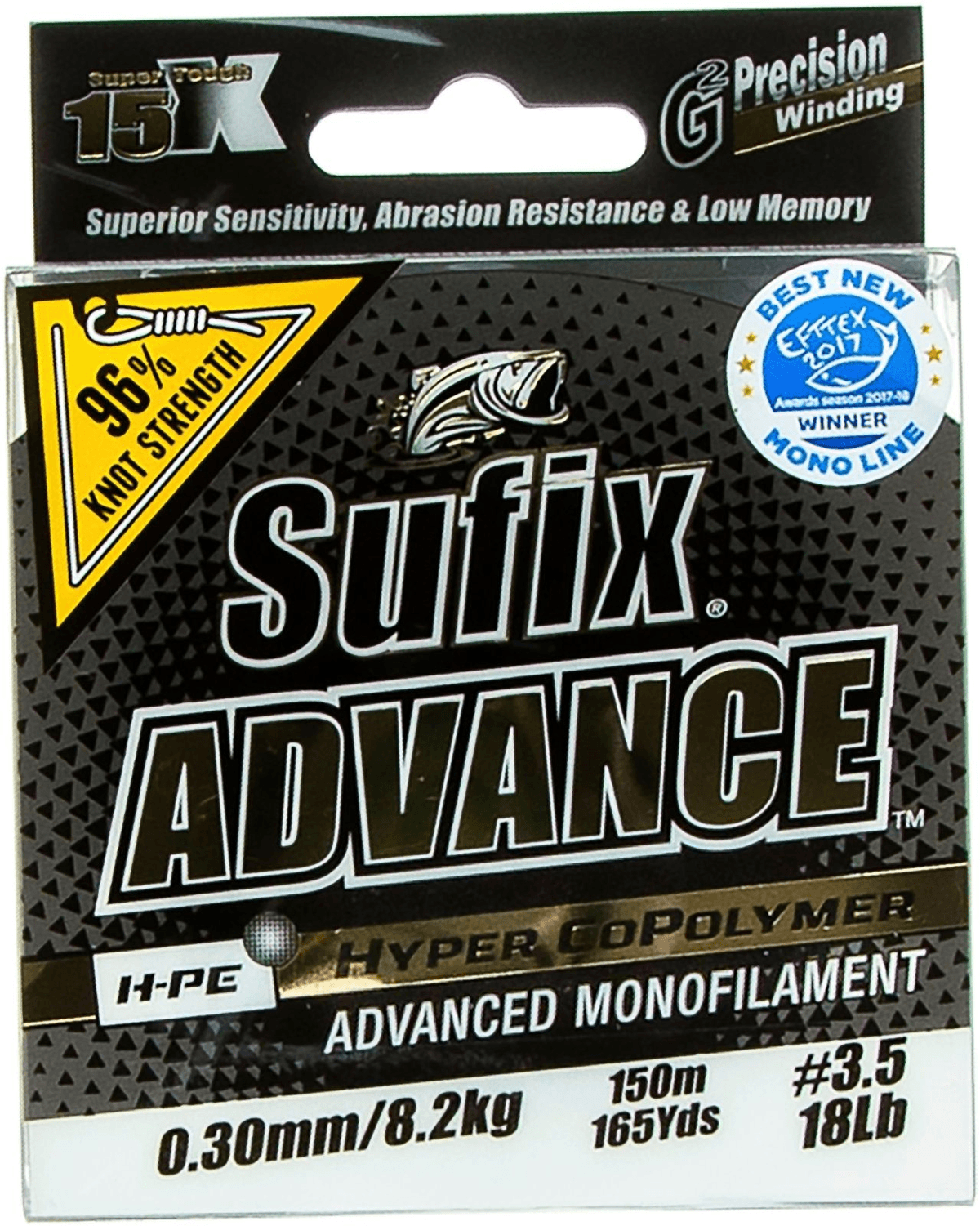 Sufix Advance 150m 0,30mm/8,2kg kirkas siima Prisma verkkokauppa
