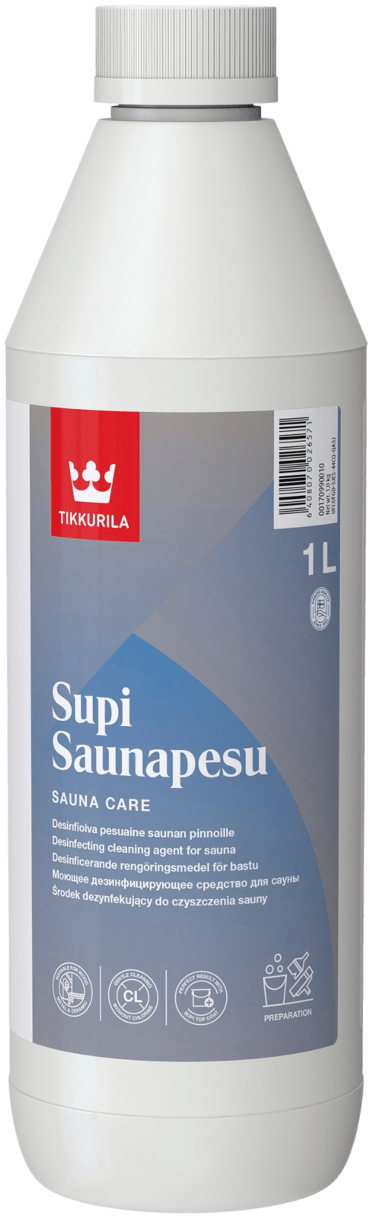 Tikkurila saunapesu Supi 1 l | Prisma verkkokauppa