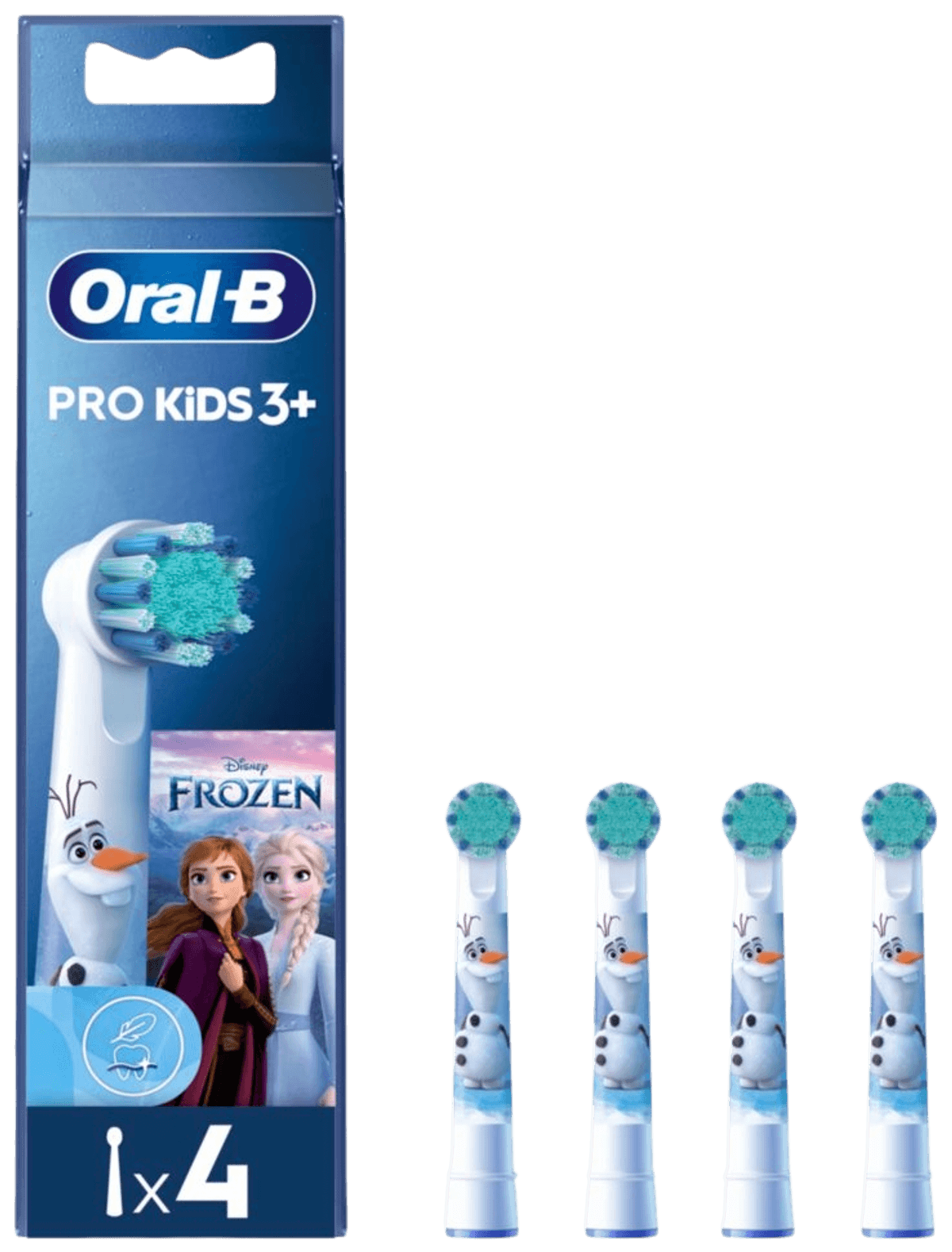 Oral-B Lasten Vaihtoharjat Frozen 4 Kpl | Prisma Verkkokauppa