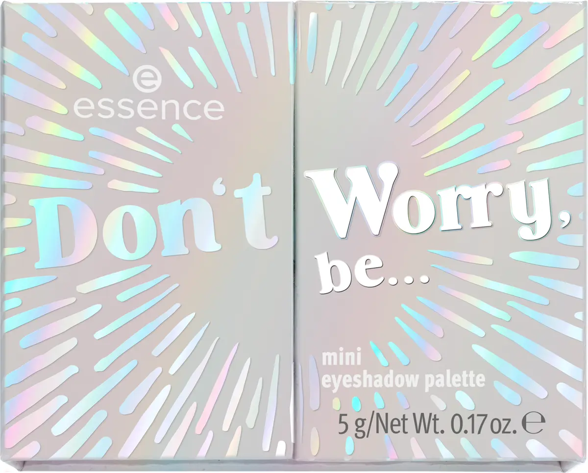 essence Don't Worry, be... mini luomiväripaletti 5g