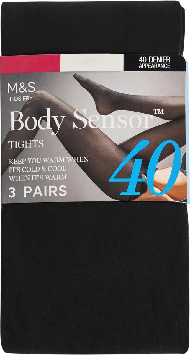 M&S Body Sensor™ 40 DEN sukkahousut, 3-pack