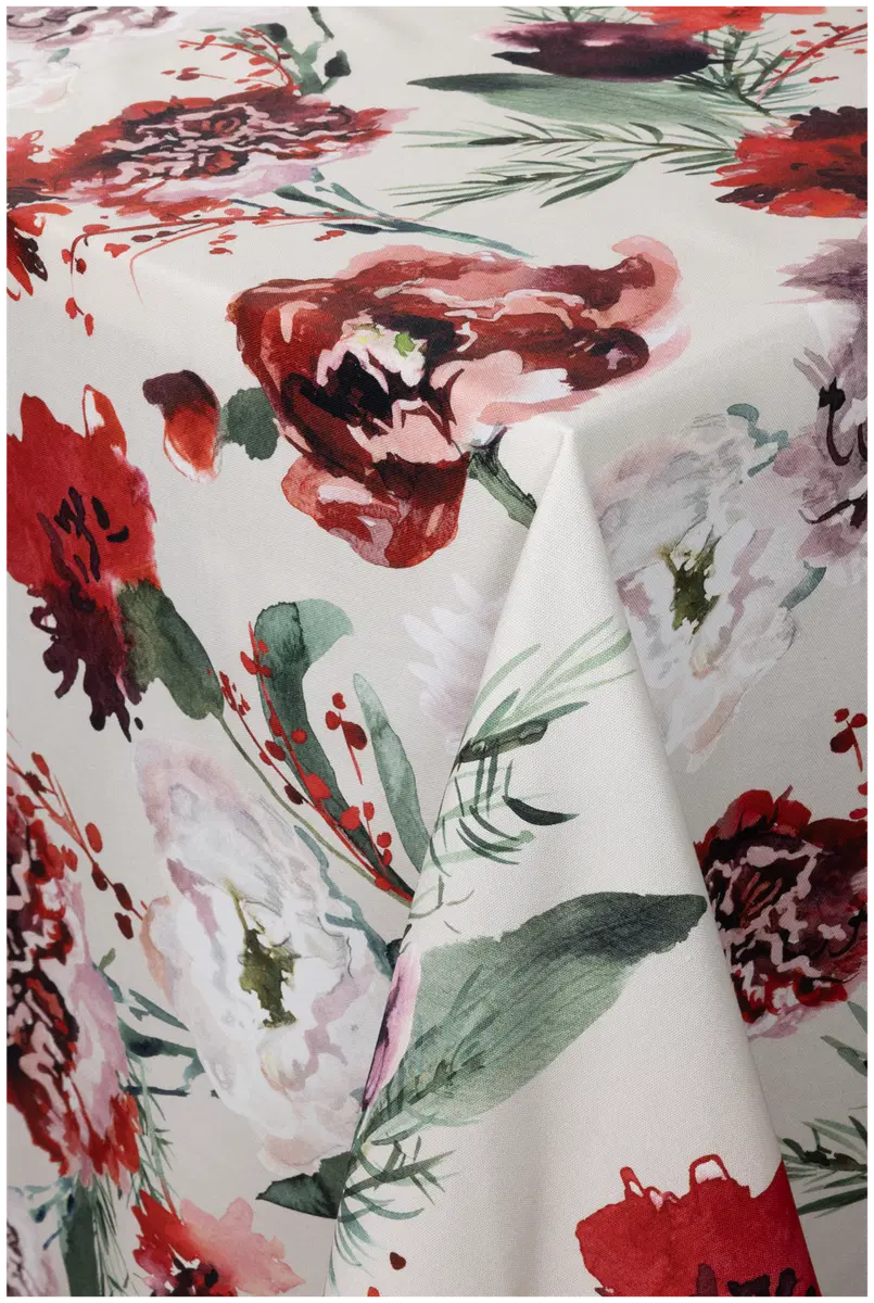 Pentik Kimara pöytäliina 145x250 cm punainen