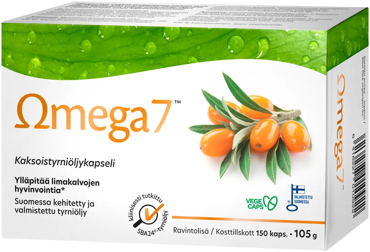 bertil´s health Omega 7 kaksoistyrniöljy 150 kaps.