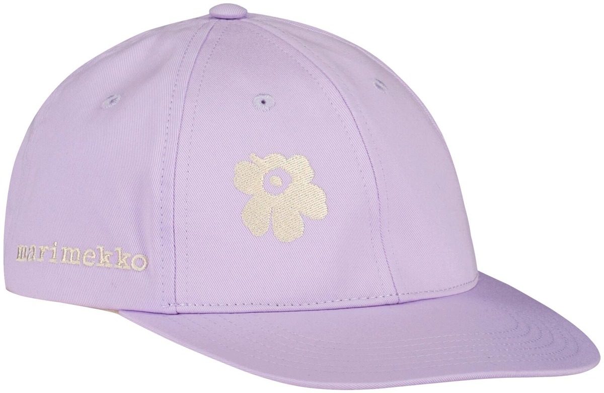 Marimekko Kioski Sementti Solid Unikko emproidery lippalakki 