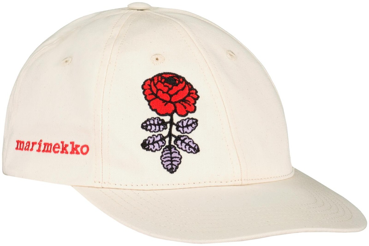 Marimekko Kioski Sementti Solid Vihkiruusu lippalakki | Sokos 