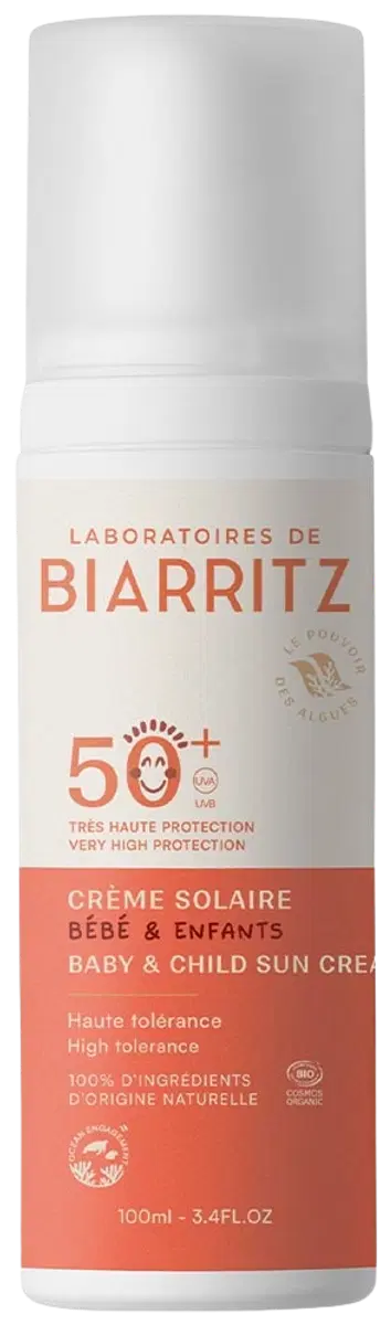 Laboratoires de Biarritz Baby & Child Sun Cream Aurinkovoide lapsille SPF50+ 100ml