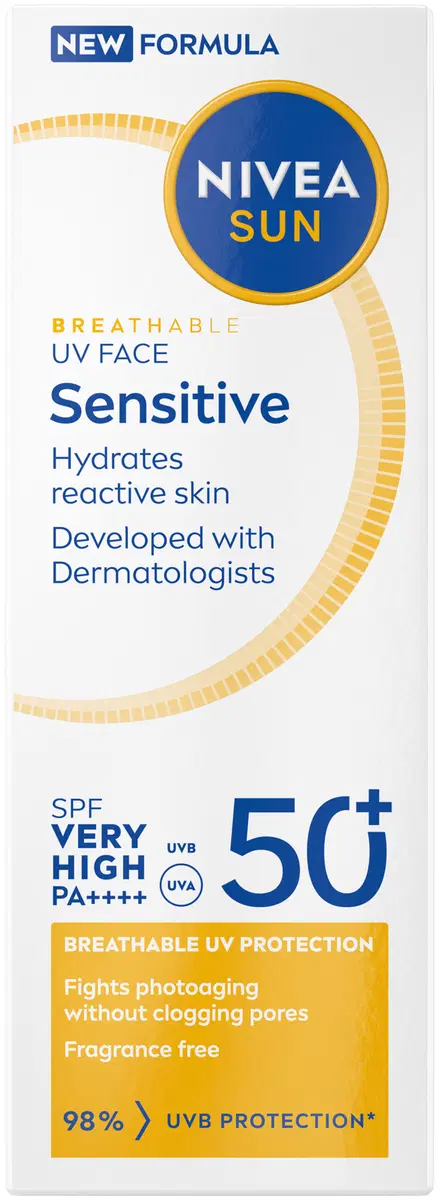 NIVEA SUN 40ml UV Face Sensitive SK50 -aurinkovoide