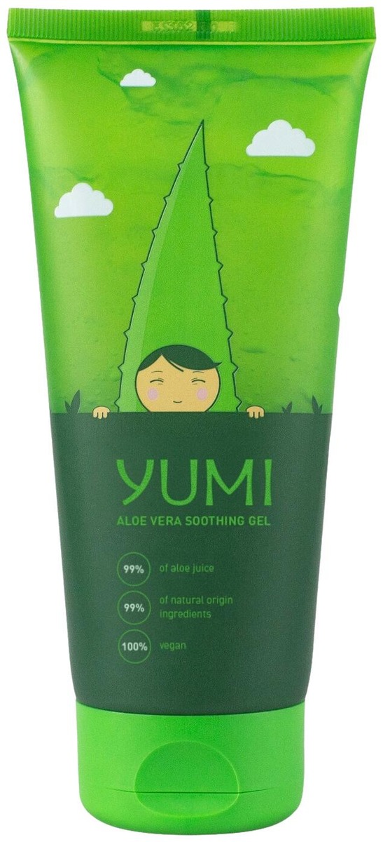 Yumi 99 % aloe vera geeli vartalolle, kasvoille ja hiuksille 200 ml | Sokos  verkkokauppa