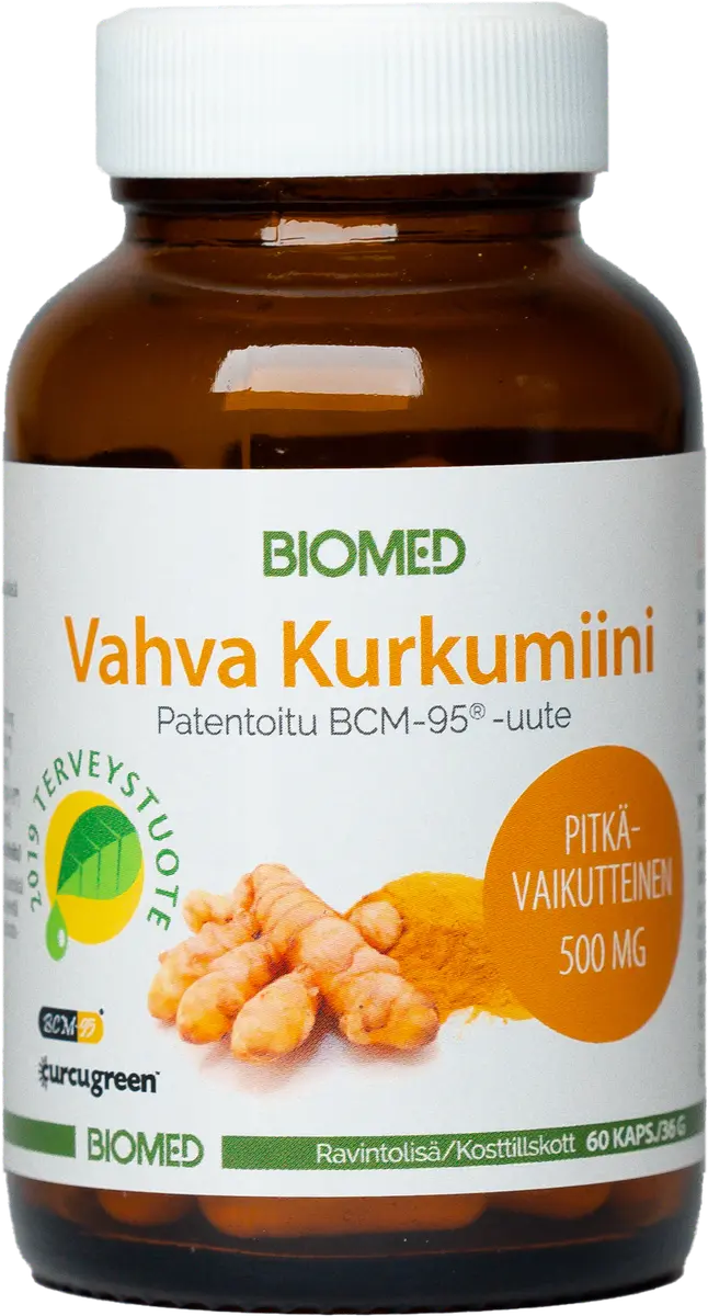 Biomed Vahva Kurkumiini BCM-95® -uute 60 kaps.