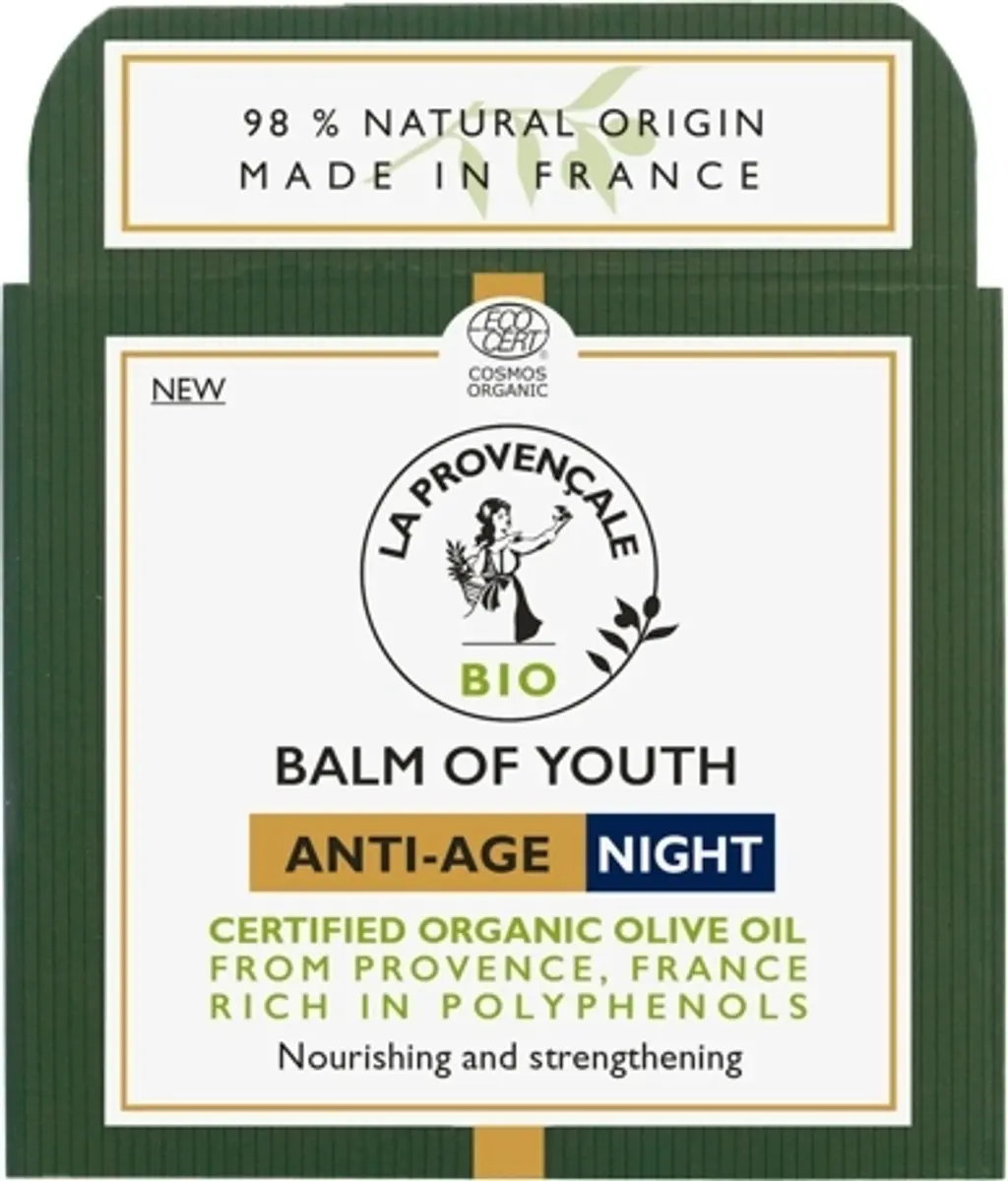La Provençale Bio Balm of Youth Anti-Age Night yövoide 50 ml