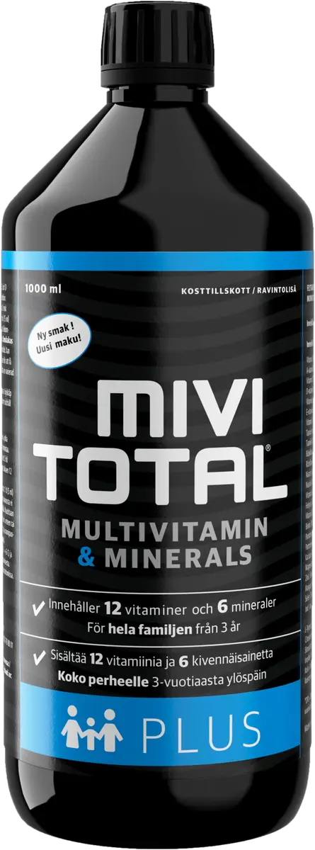 Mivitotal Plus vitamiini-kivennäisainevalmiste 1000ml