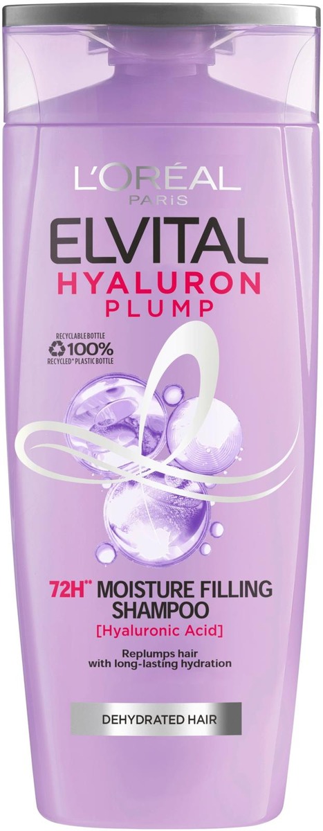 L'Oréal Hyaluron Plump shampoo kosteutta kaipaaville hiuksille 250ml | Sokos verkkokauppa