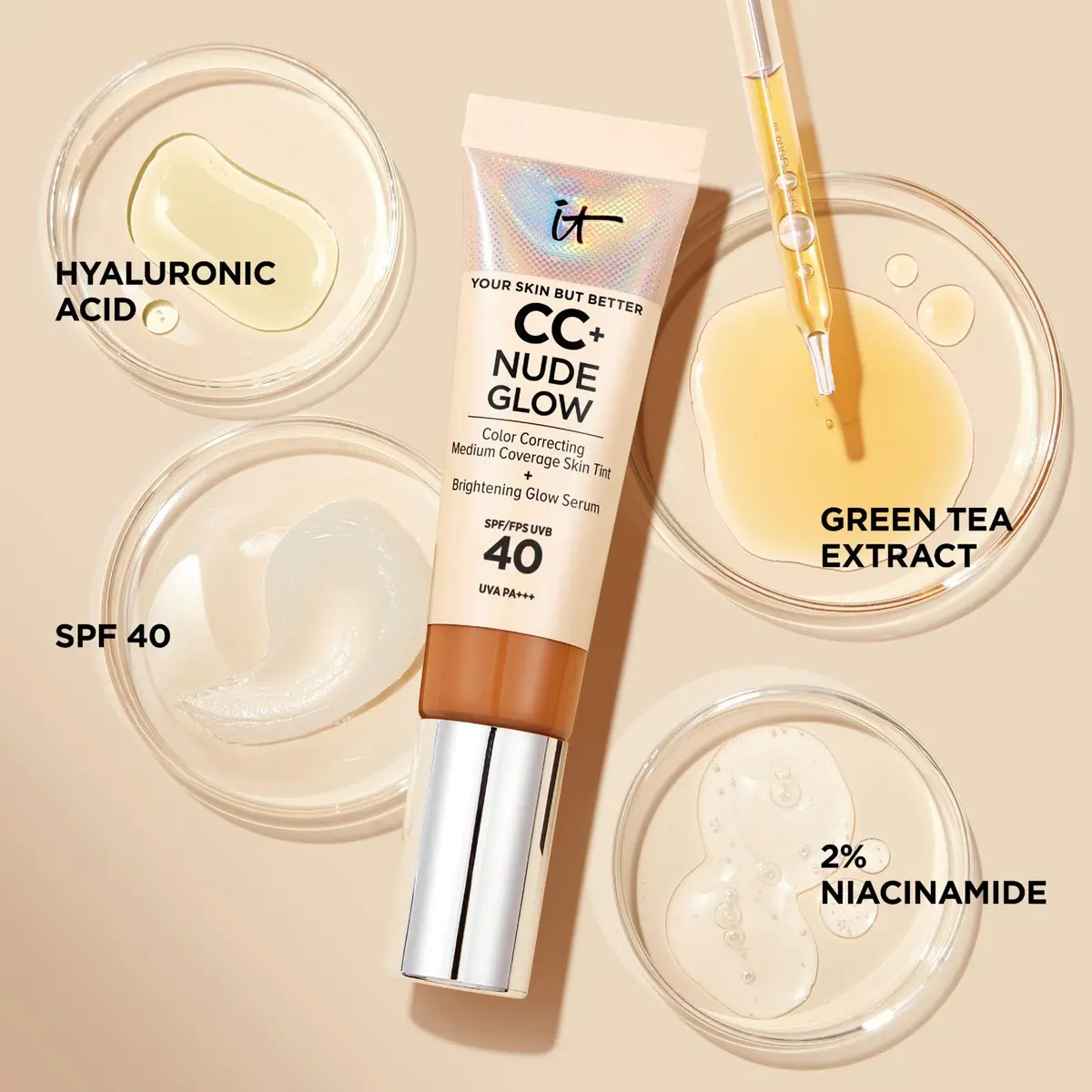 IT Cosmetics Your Skin But Better CC+ Nude Glow meikkivoide 32 ml