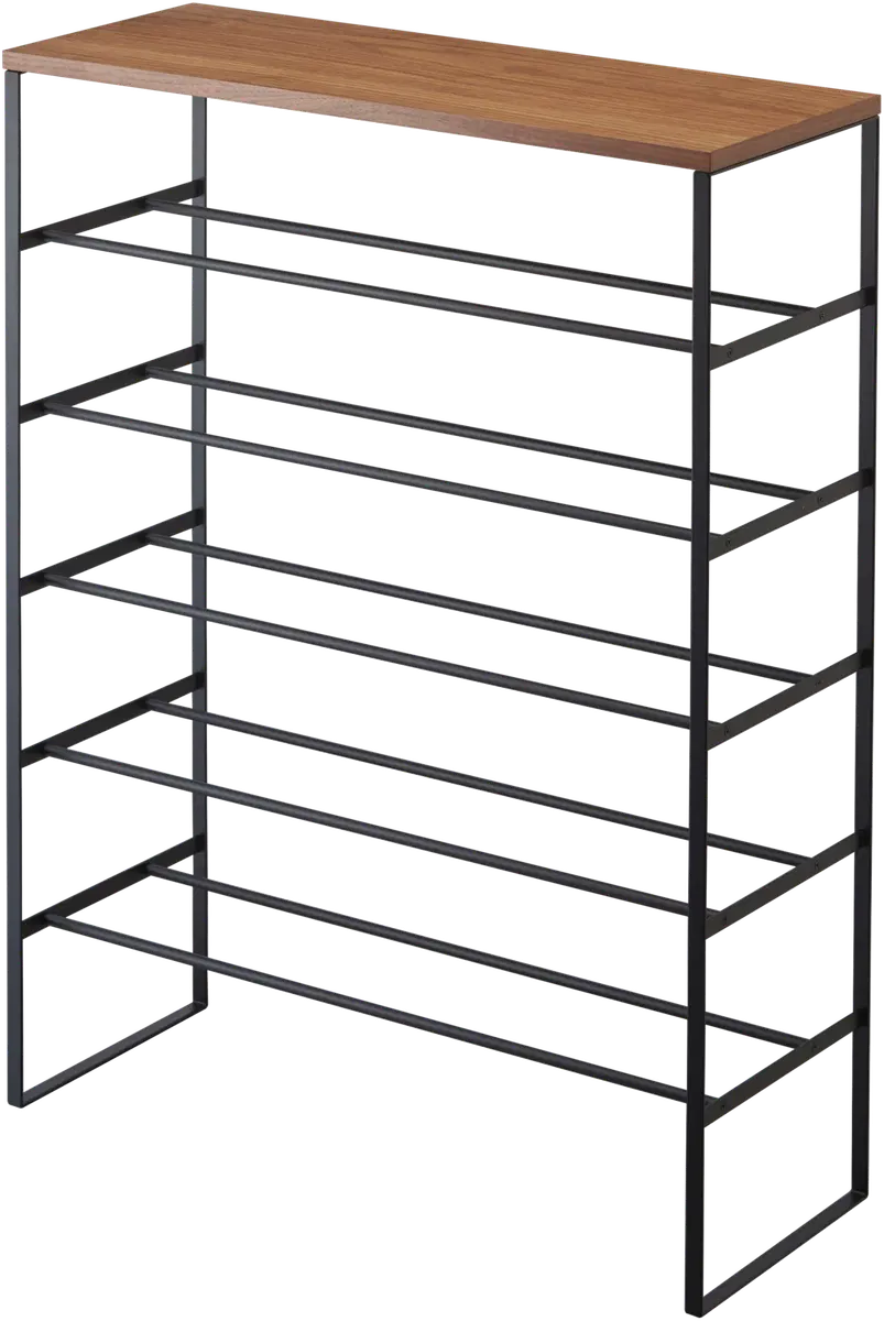 Yamazaki Tower kenkähylly 87x66x25 cm, musta