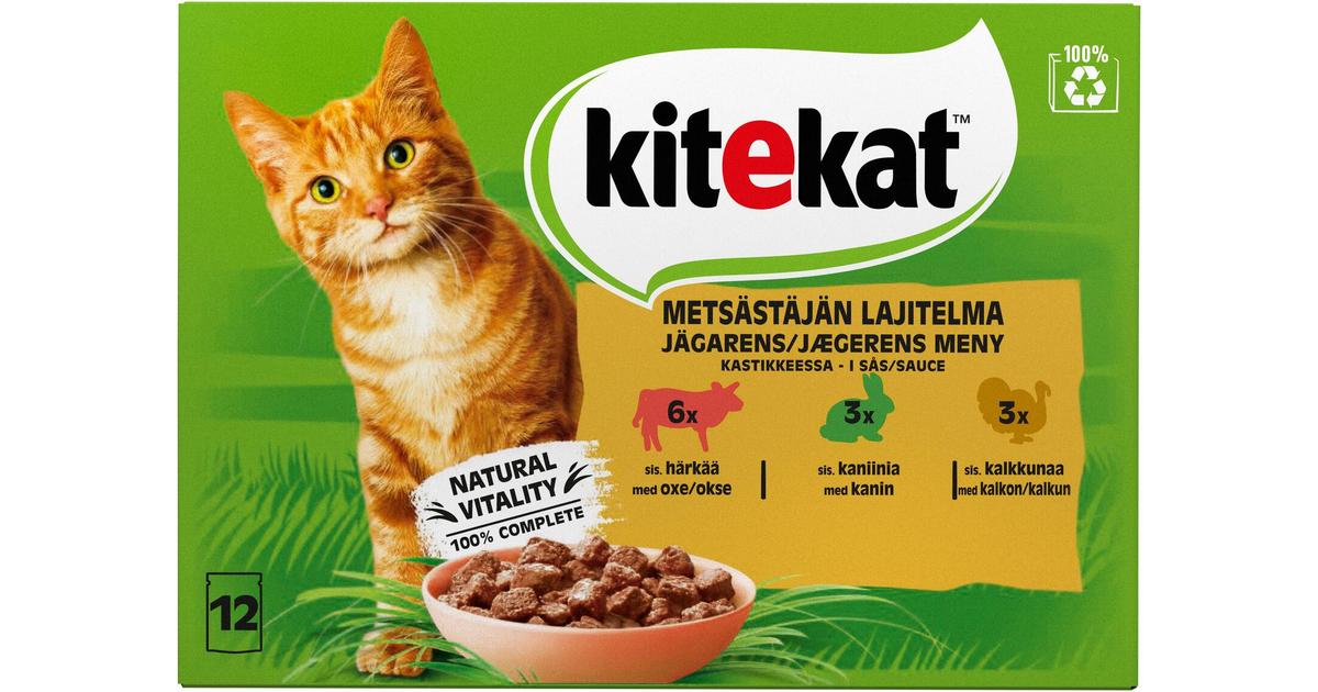 Kitekat Metsästäjän Menu kastikelajitelma 12x85g | S-kaupat ruoan ...