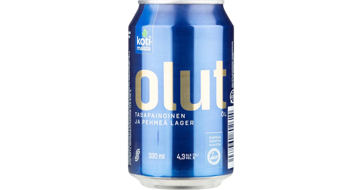 Kotimaista Lager Olut 4 3 Til T lkki 0 33 L S kaupat Ruoan Verkkokauppa