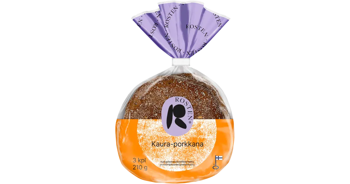 Rosten Kaura-porkkanapalat 3 kpl 210 g | S-kaupat ruoan verkkokauppa