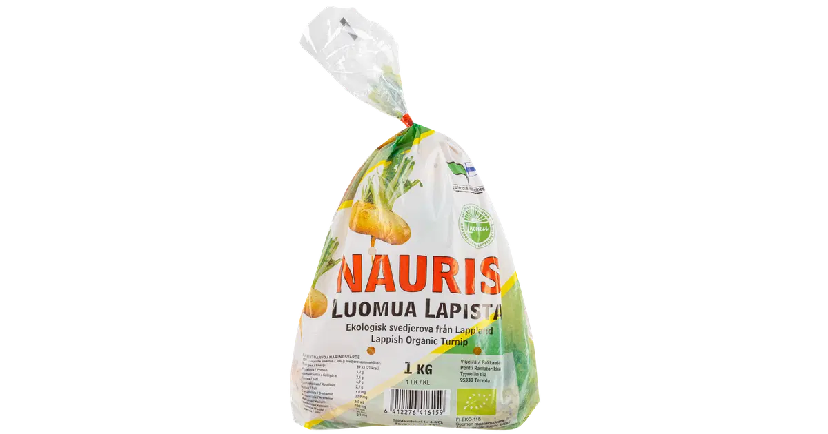 Nauris 1 Kg Luomu S kaupat Ruoan Verkkokauppa