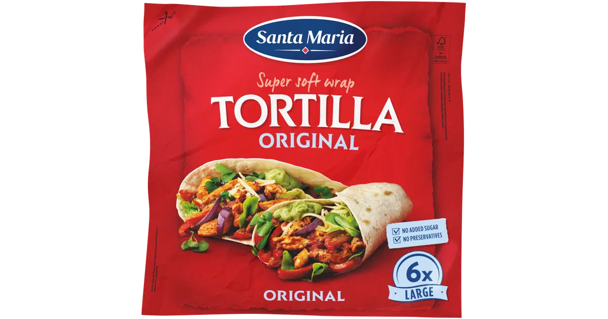 Santa Maria wrap tortilla 371g | Prisma | alati odavad hinnad, telli ...