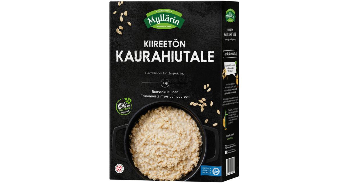 Myllärin Kiireetön Kaurahiutale 1 kg Skaupat ruoan verkkokauppa