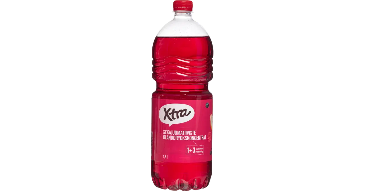 Xtra 1,5l sekajuomatiiviste | S-kaupat ruoan verkkokauppa