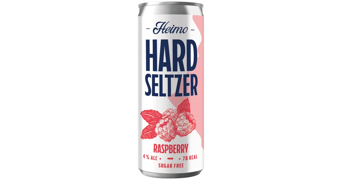 Aligned Raspberry Hard Seltzer Heimo Hard Seltzer Raspberry 4,0% 330ml | S-kaupat ruoan verkkokauppa