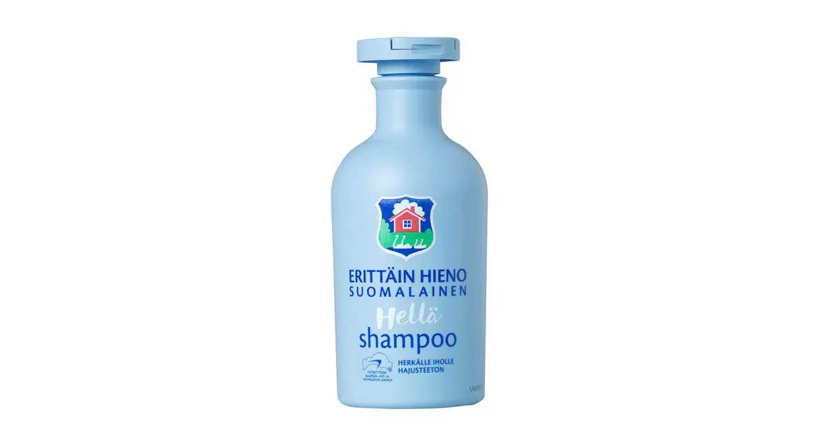 Erittäin Hieno シャンプー　エリッタイン　北欧　レア　フィンランド Erittäin Hieno Suomalainen Hellä shampoo 300ml | S-kaupat ruoan