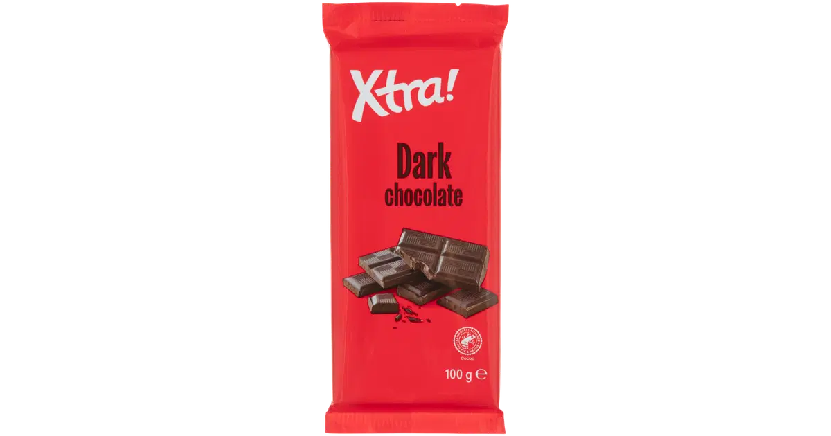 Xtra tummasuklaa 100 g | S-kaupat ruoan verkkokauppa