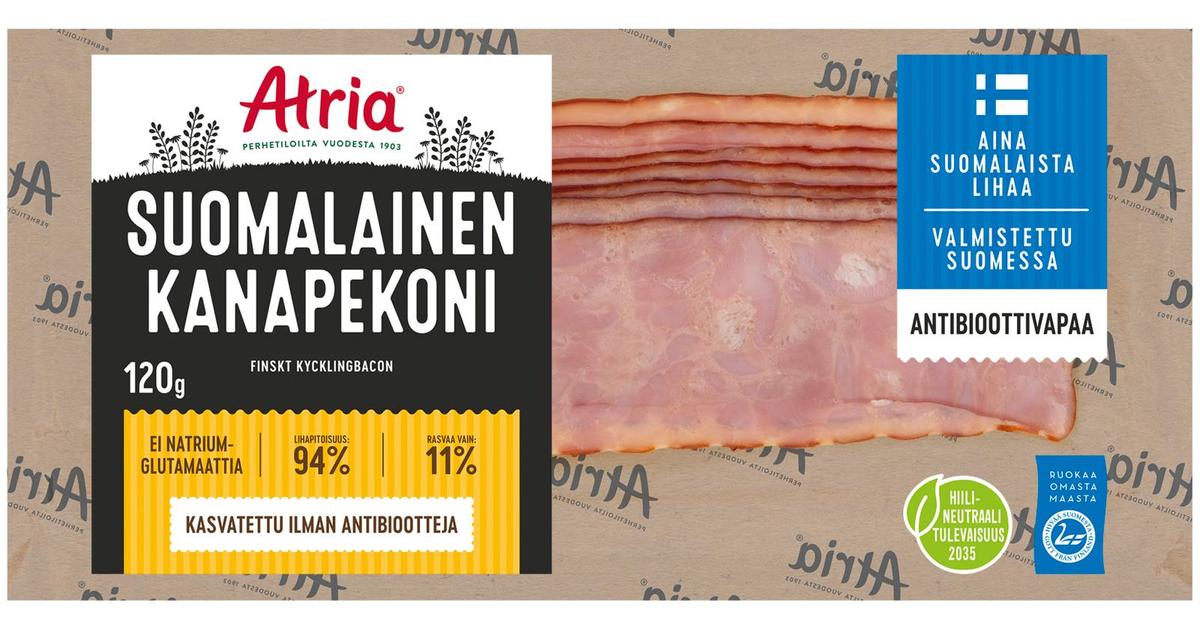 Atria Suomalainen Kanapekoni 120g | S-kaupat Ruoan Verkkokauppa