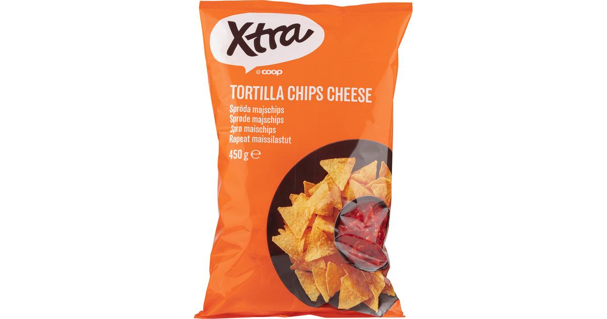 Xtra Tortilla Chips Maissilastut Juusto 450 G S kaupat Ruoan Verkkokauppa xtra-tortilla-chips-maissilastut-juusto-450-g-s-kaupat-ruoan-verkkokauppa